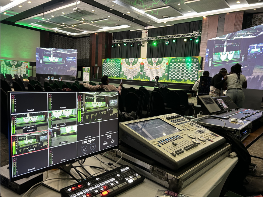 sound system live streaming stage camera